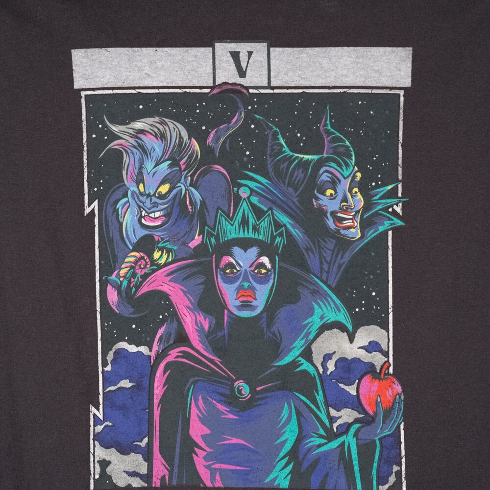 Disney Women's The Villians Short Sleeve Cotton Blend Graphic Tee T-Shirt SZ XS - Picture 3 of 5
